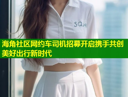海角社区网约车司机招募开启携手共创美好出行新时代  第1张